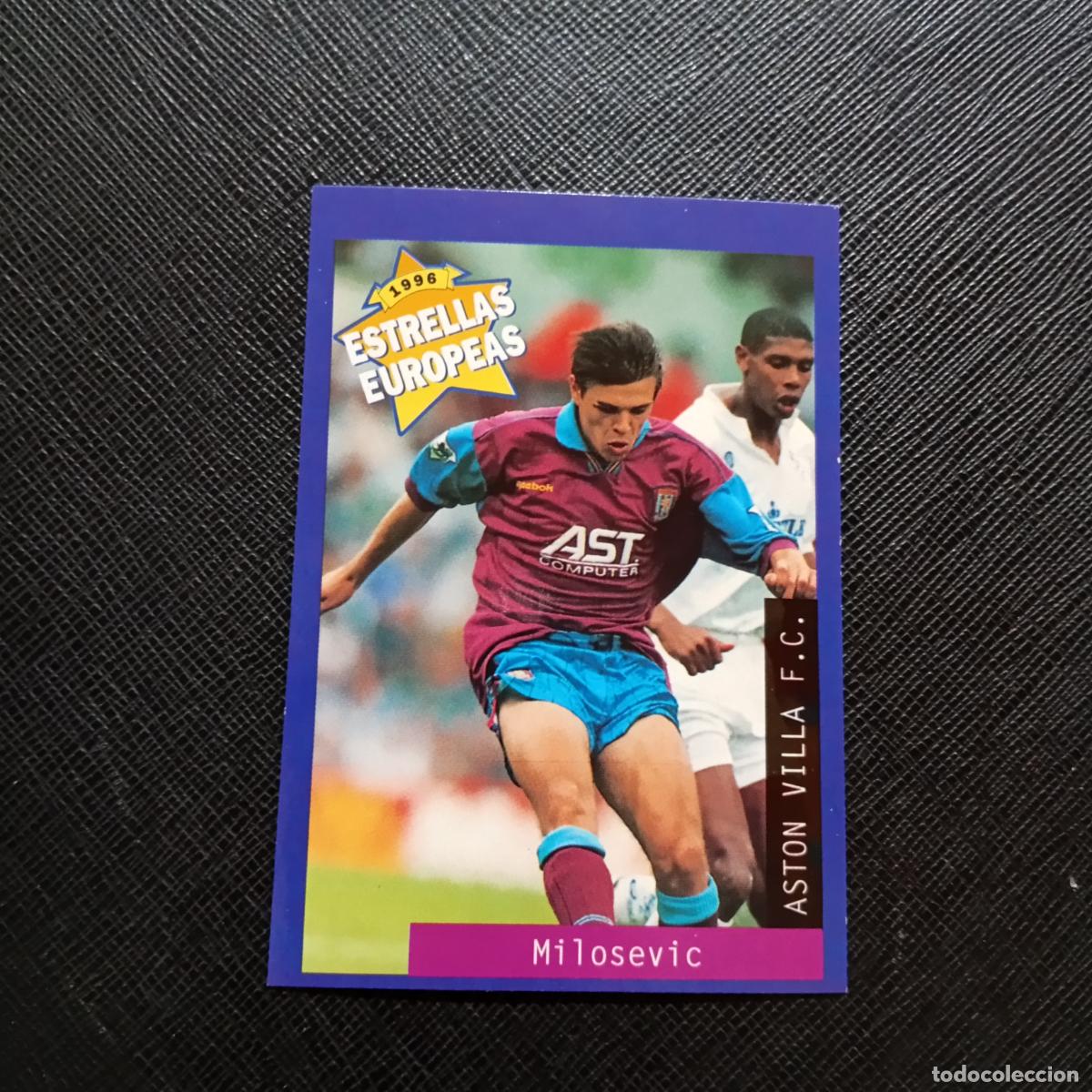 Cromos de f&uacute;tbol: 69 MILOSEVIC ASTON VILLA PANINI ESTRELLAS EUROPEAS 1996 CROMO FUTBOL 96 - A28 PG442 B