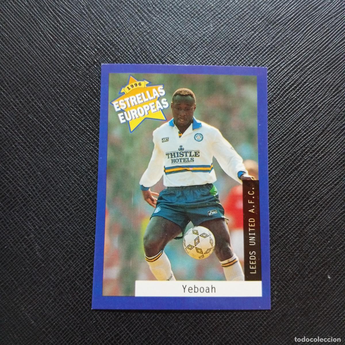 Cromos de f&uacute;tbol: 68 YEBOAH LEEDS UNITED PANINI ESTRELLAS EUROPEAS 1996 CROMO FUTBOL 96 - A28 PG451