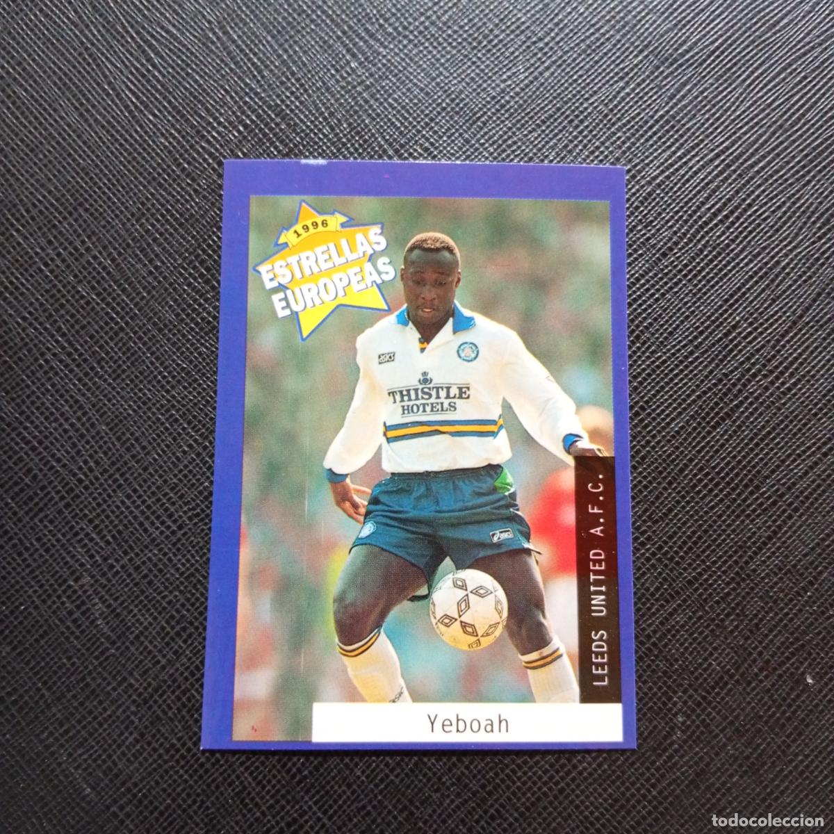 Cromos de f&uacute;tbol: 68 YEBOAH LEEDS UNITED PANINI ESTRELLAS EUROPEAS 1996 CROMO FUTBOL 96 - A28 PG460