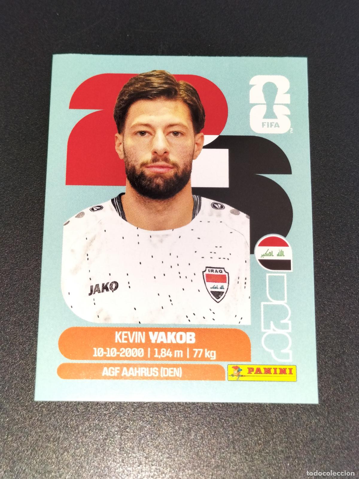 Cromos de f&uacute;tbol: IRQ EXTRA KEVIN YAKOB IRAQ CROMOS STICKER UPDATE MUNDIAL 26 2026 FIFA WORLD CUP PANINI