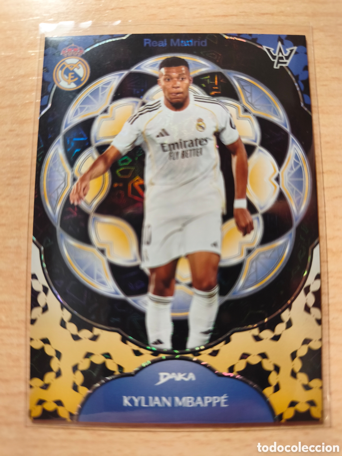 Cromos de f&uacute;tbol: WS 1 KYLIAN MBAPPE DAKA FINAL WHISTLE REAL MADRID 2025 2026 25 26 BLUE PARALEL
