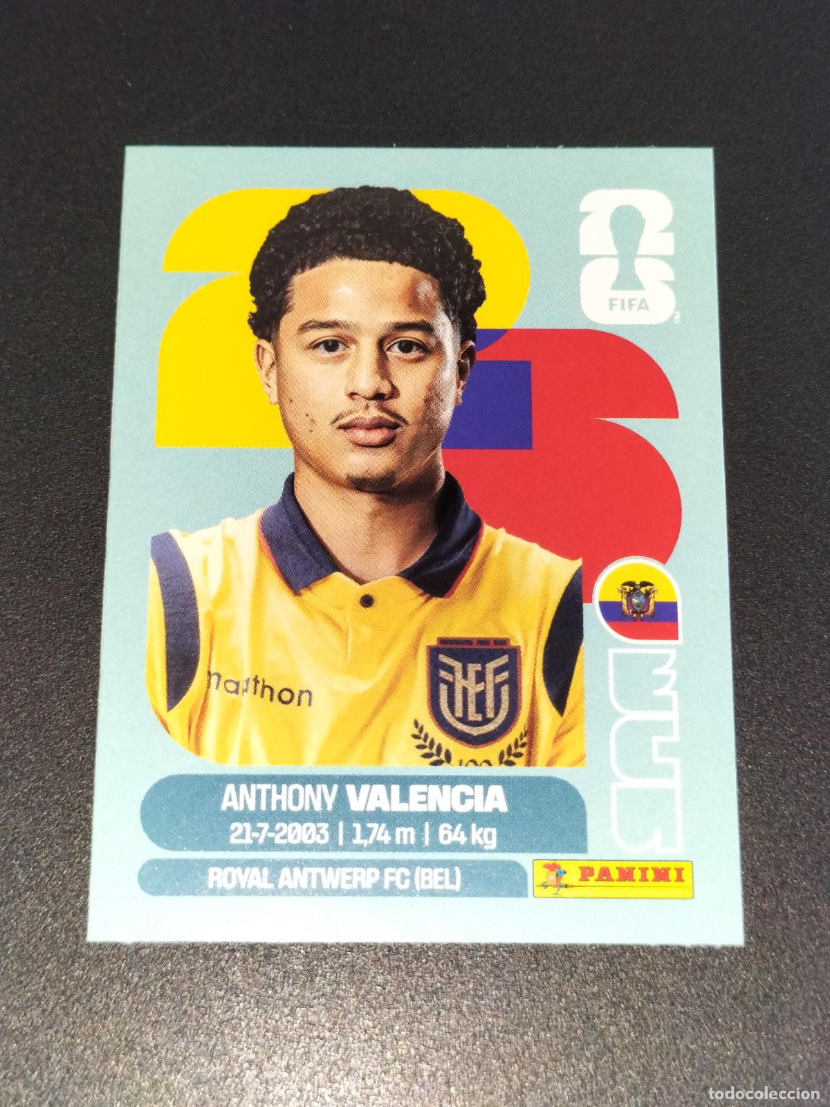 Cromos de f&uacute;tbol: ECU EXTRA ANTHONY VALENCIA ECUADOR CROMOS STICKER UPDATE MUNDIAL 26 2026 FIFA WORLD CUP PANINI