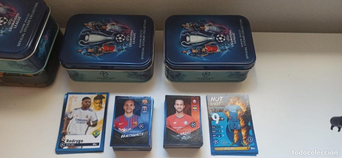 Cromos de f&uacute;tbol: Lote 265 stickers Champions League 21 22 2021 2022