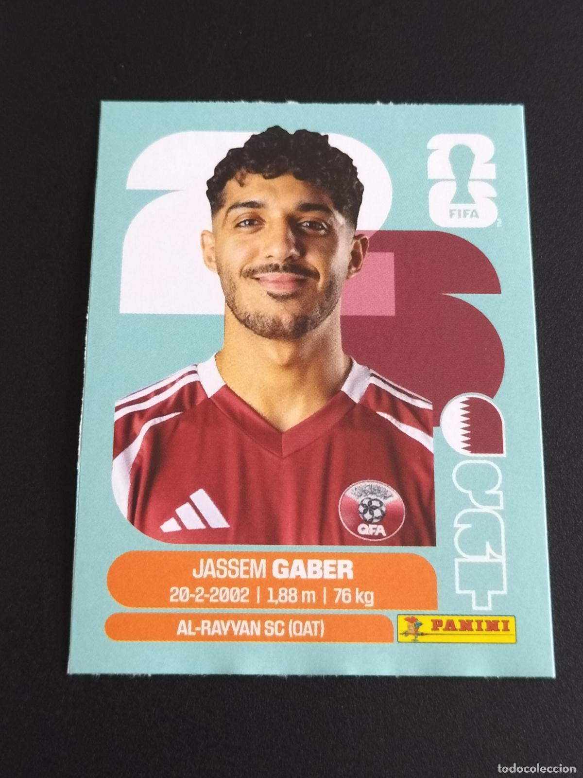 Cromos de f&uacute;tbol: QAT EXTRA JASSEM GABER QATAR CROMOS STICKER UPDATE MUNDIAL 26 2026 FIFA WORLD CUP PANINI