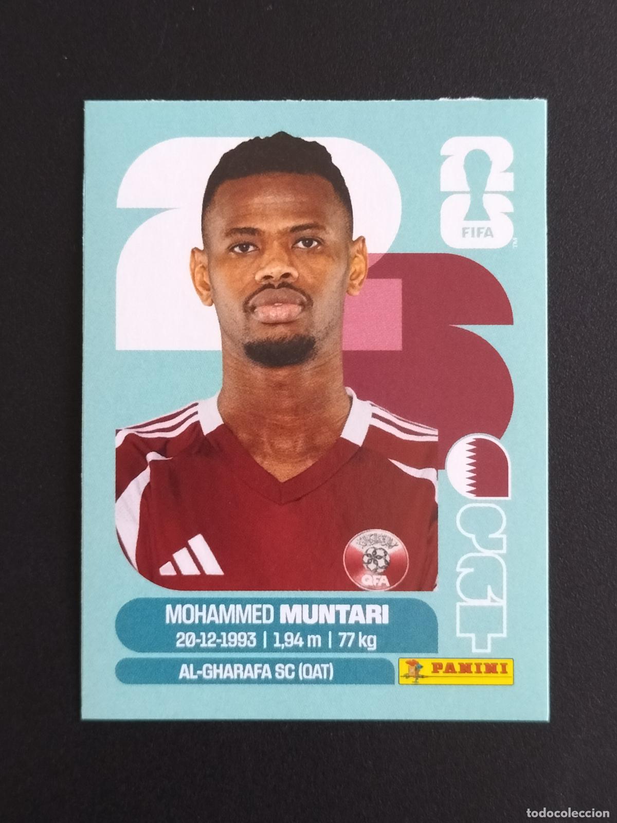Cromos de f&uacute;tbol: QAT EXTRA MOHAMMED MUNTARI QATAR CROMOS STICKER UPDATE MUNDIAL 26 2026 FIFA WORLD CUP PANINI