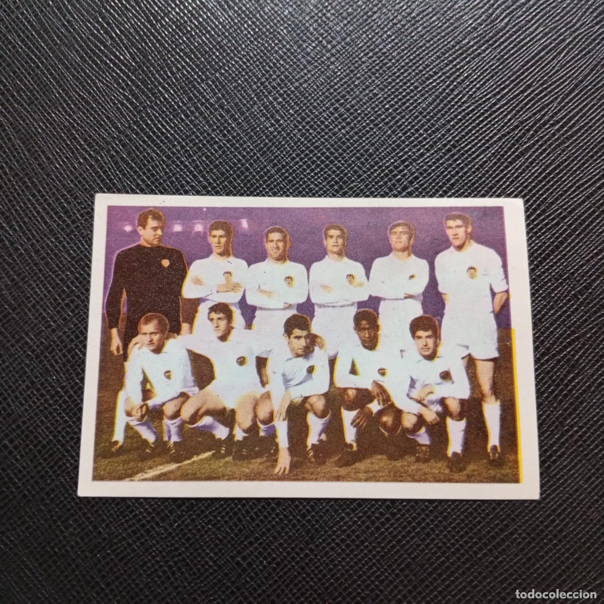 Cromos de f&uacute;tbol: 29 30 VALENCIA ALINEACION RUIZ ROMERO TORNEOS CONTINENTALES 1966 1967 66 67 - SIN PEGAR - A28 PG505