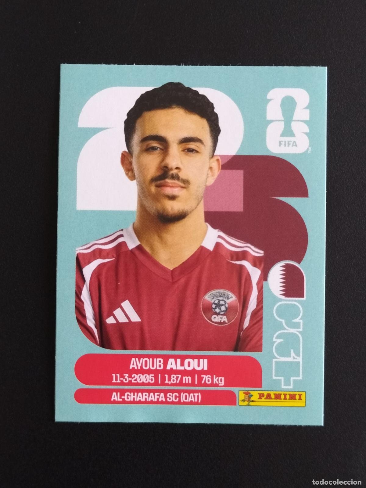 Cromos de f&uacute;tbol: QAT EXTRA AYOUB ALOUI QATAR CROMOS STICKER UPDATE MUNDIAL 26 2026 FIFA WORLD CUP PANINI