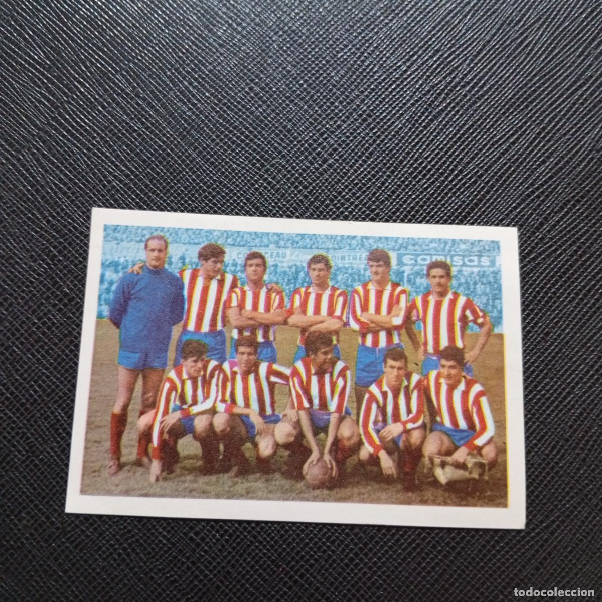 Cromos de f&uacute;tbol: 65 66 AT MADRID ALINEACION RUIZ ROMERO TORNEOS CONTINENTALES 1966 1967 66 67 - SIN PEGAR - A28 PG505