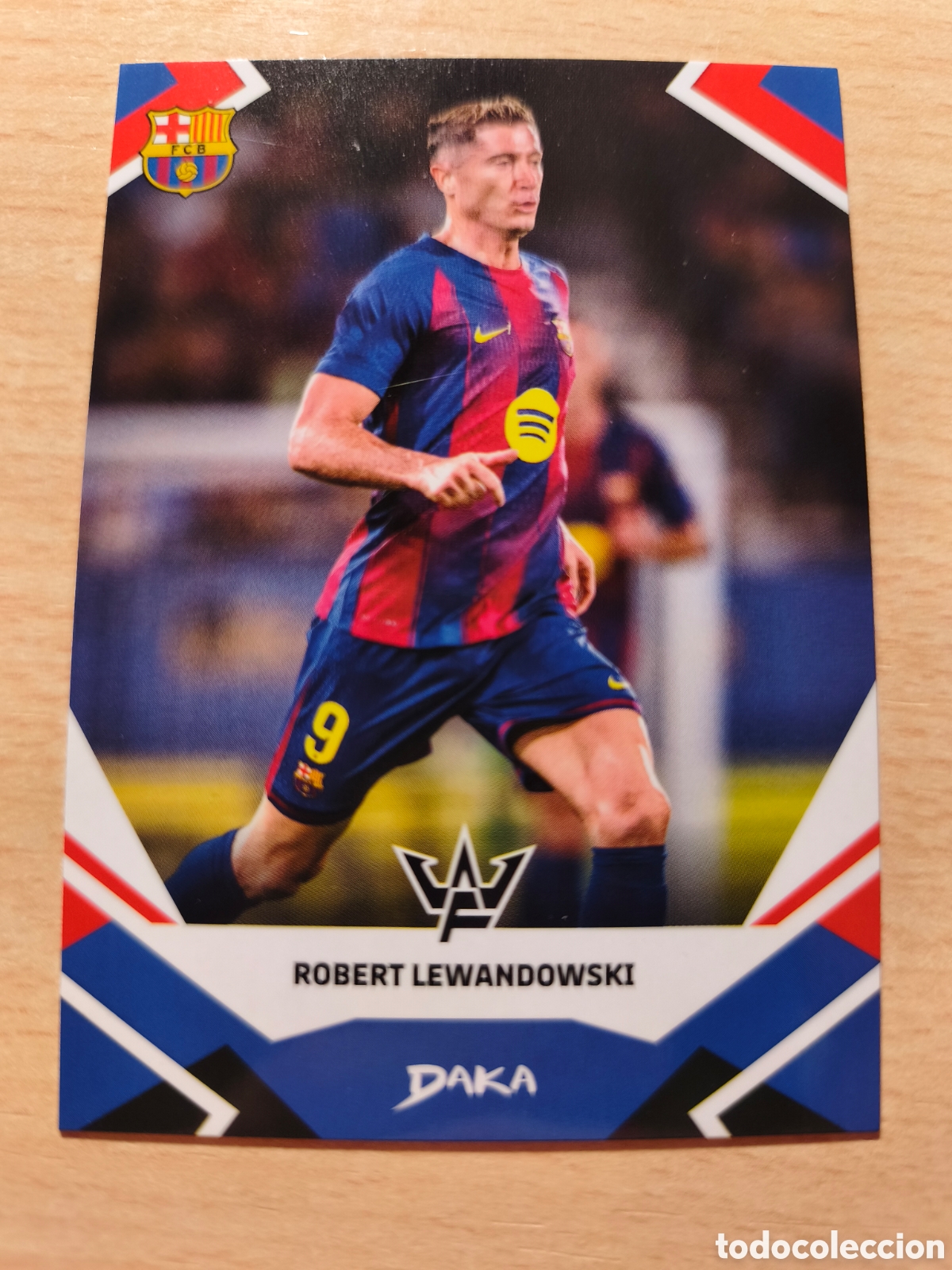 Cromos de f&uacute;tbol: 4-A ROBERT LEWANDOWSKI FC BARCELONA DAKA FINAL WHISTLE 2025 2026 25 26 4 A