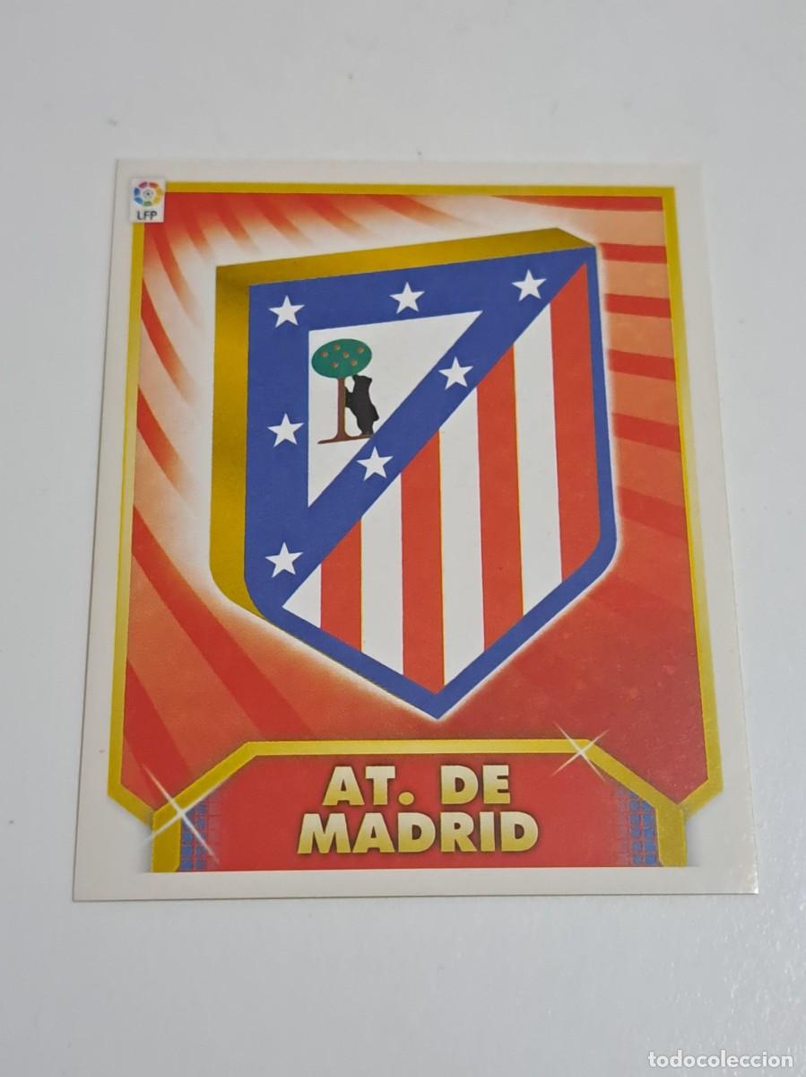 Cromos de f&uacute;tbol: CROMO LIGA 11-12 2011-12 ESCUDO ATLETICO DE MADRID EDICIONES ESTE NUNCA PEGADO