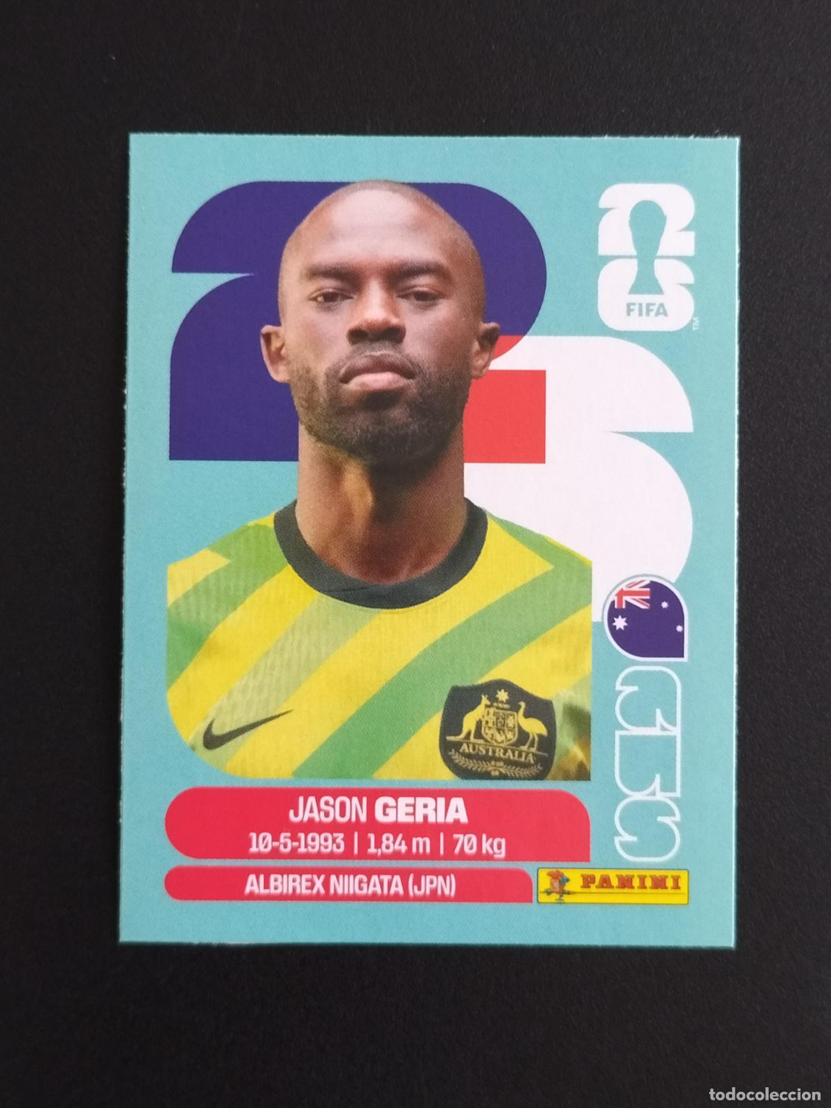 Cromos de f&uacute;tbol: AUS EXTRA JASON GERIA AUSTRALIA CROMOS STICKER UPDATE MUNDIAL 26 2026 FIFA WORLD CUP PANINI