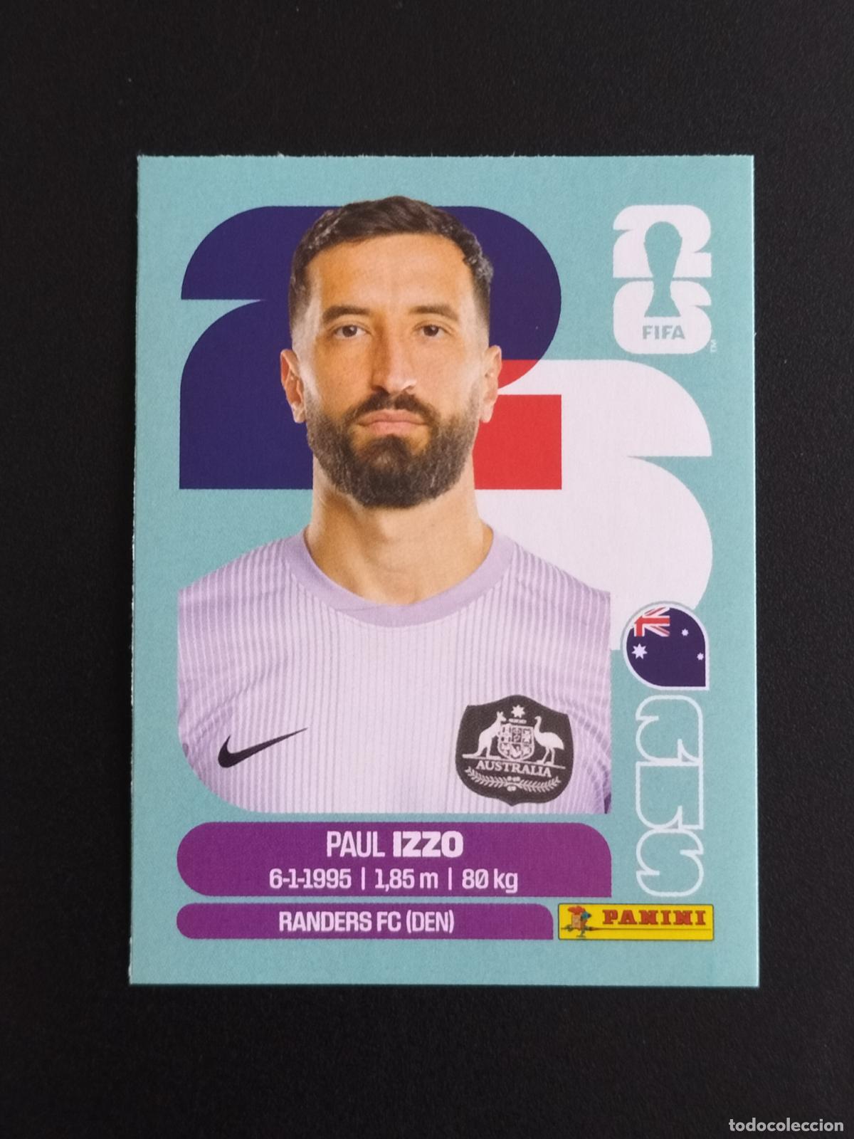 Cromos de f&uacute;tbol: AUS EXTRA PAUL IZZO AUSTRALIA CROMOS STICKER UPDATE MUNDIAL 26 2026 FIFA WORLD CUP PANINI