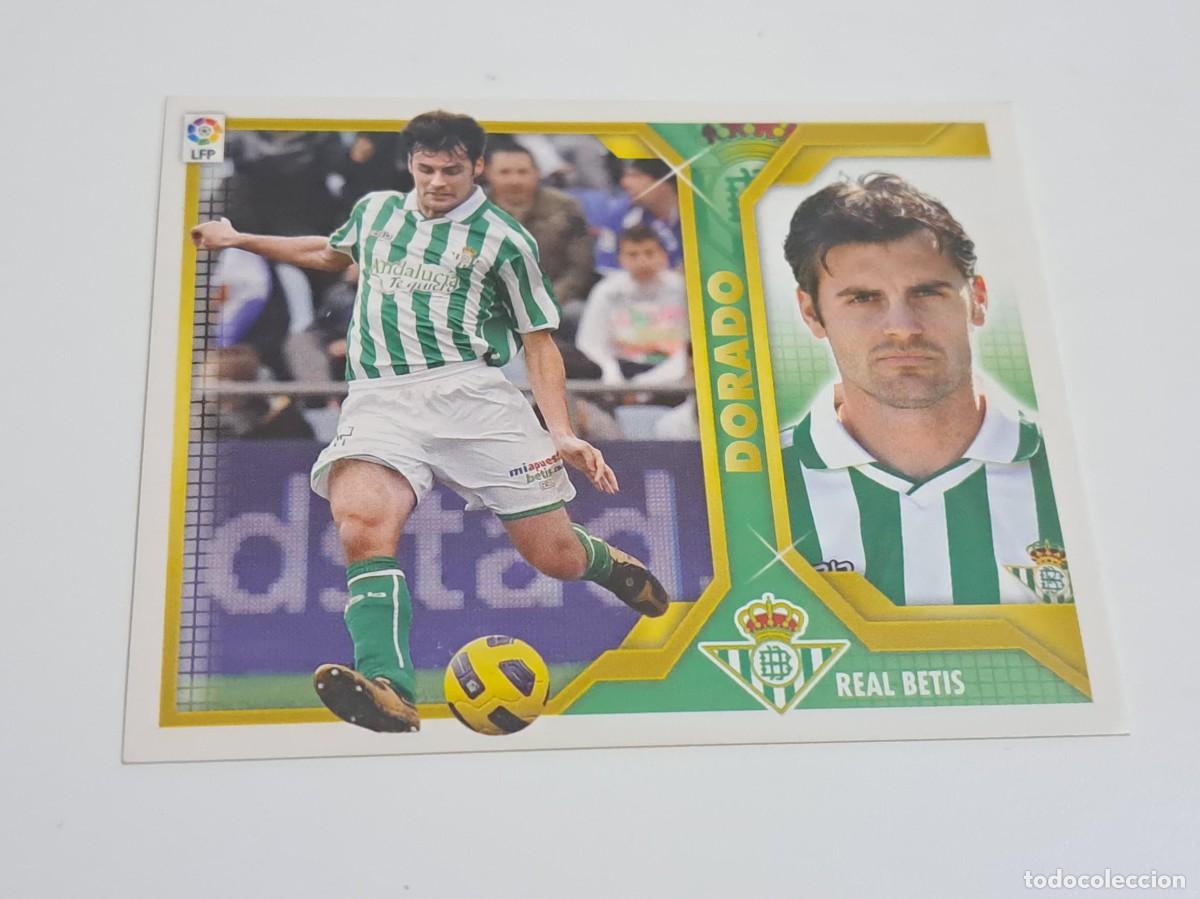 Cromos de f&uacute;tbol: CROMO LIGA 11-12 2011-12 DORADO NUMERO 4 REAL BETIS EDICIONES ESTE NUNCA PEGADO