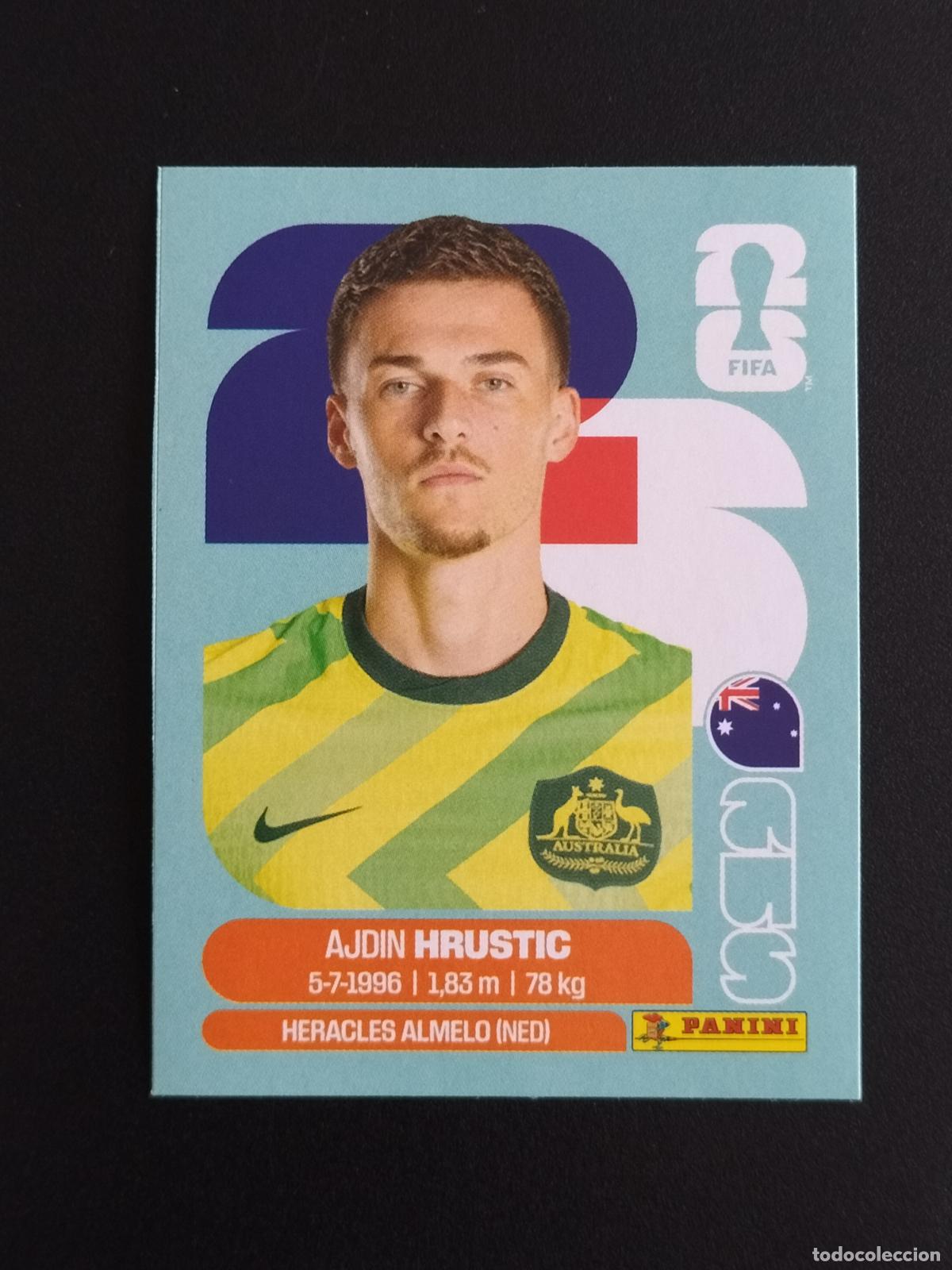 Cromos de f&uacute;tbol: AUS EXTRA AJDIN HRUSTIC AUSTRALIA CROMOS STICKER UPDATE MUNDIAL 26 2026 FIFA WORLD CUP PANINI