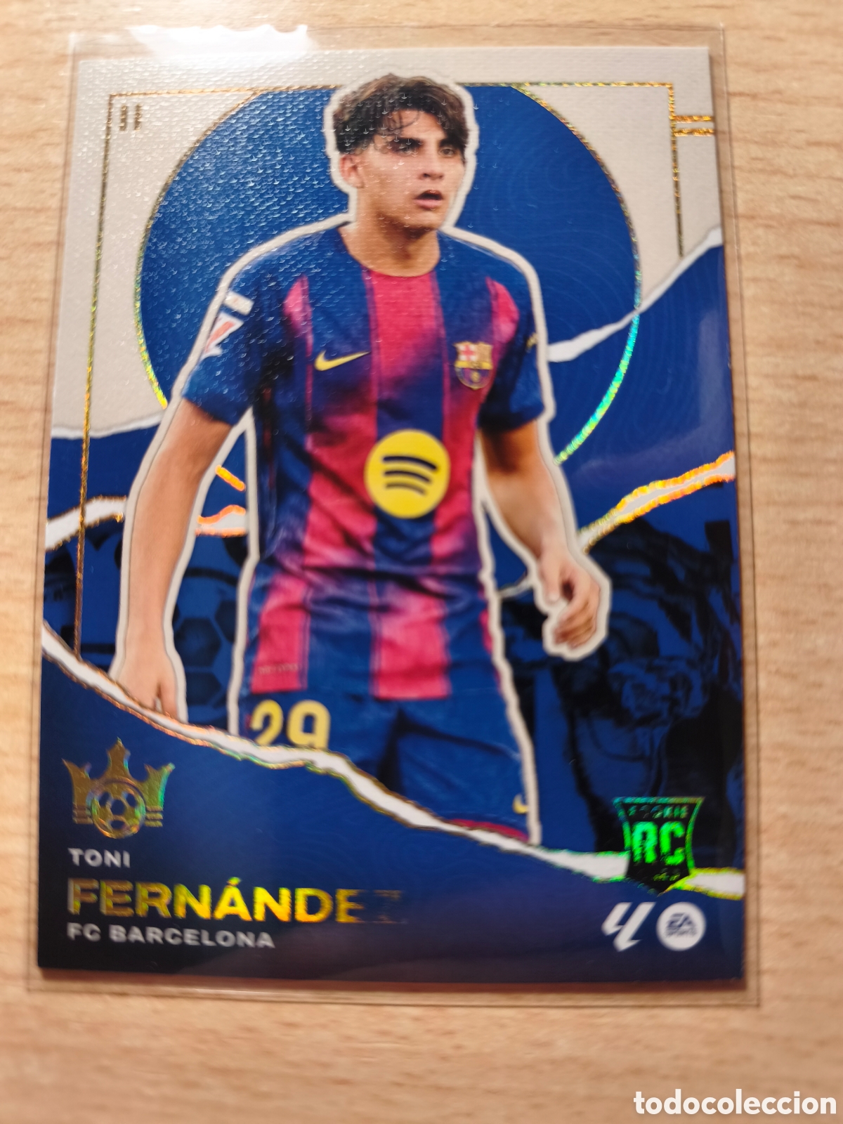 Cromos de f&uacute;tbol: 5 TONI FERN&Aacute;NDEZ RC ROOKIES II FC BARCELONA PITCH KINGS 2025 2026 PANINI 25 26 ROOKIE