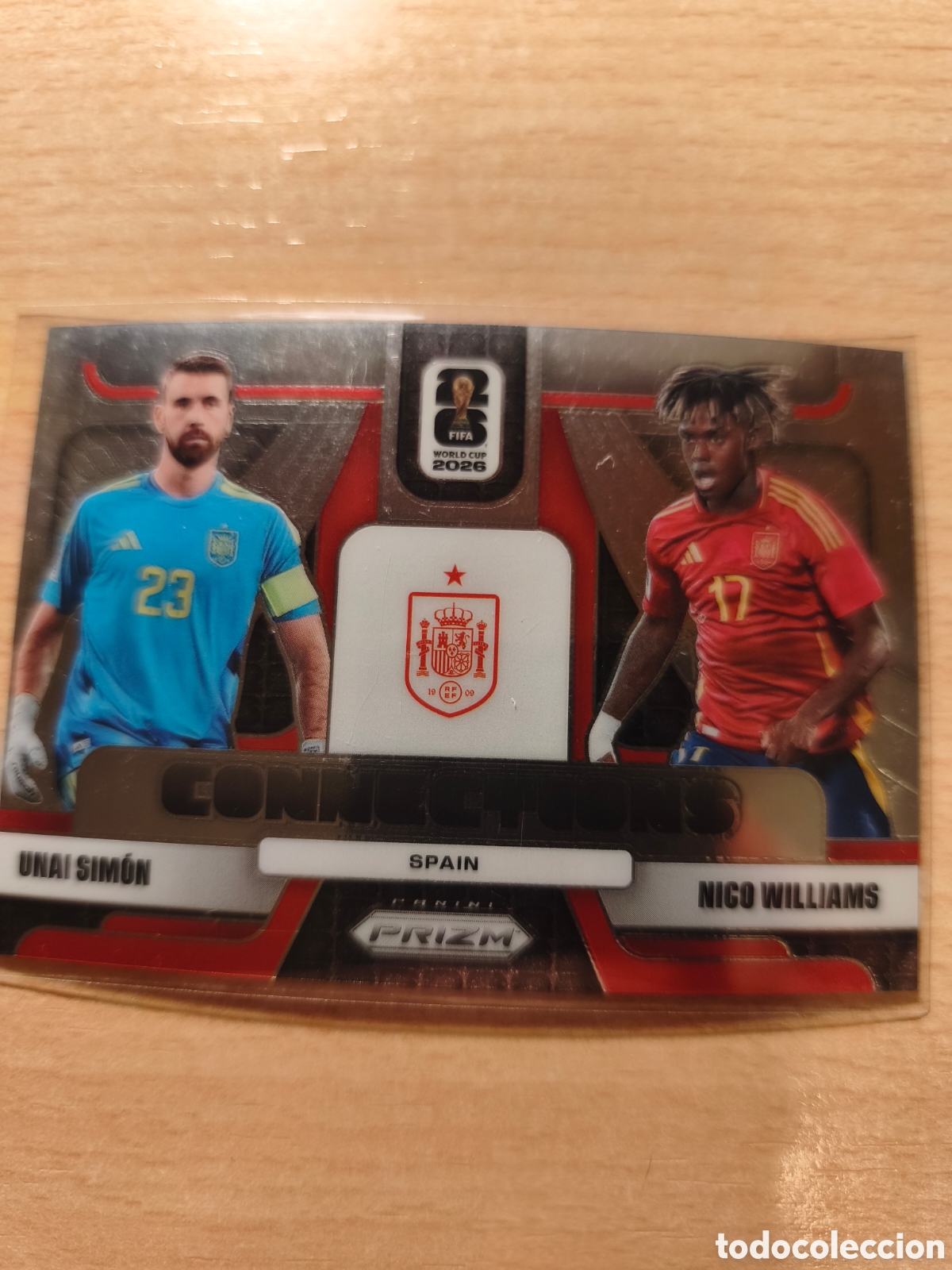 Figurine di Calcio: 9 UNAI SIMON NICO WILLIAMS CONNECTORS ESPA&Ntilde;A SPAIN BILBAO PRIZM FIFA WORLD CUP 2026 MUNDIAL 26