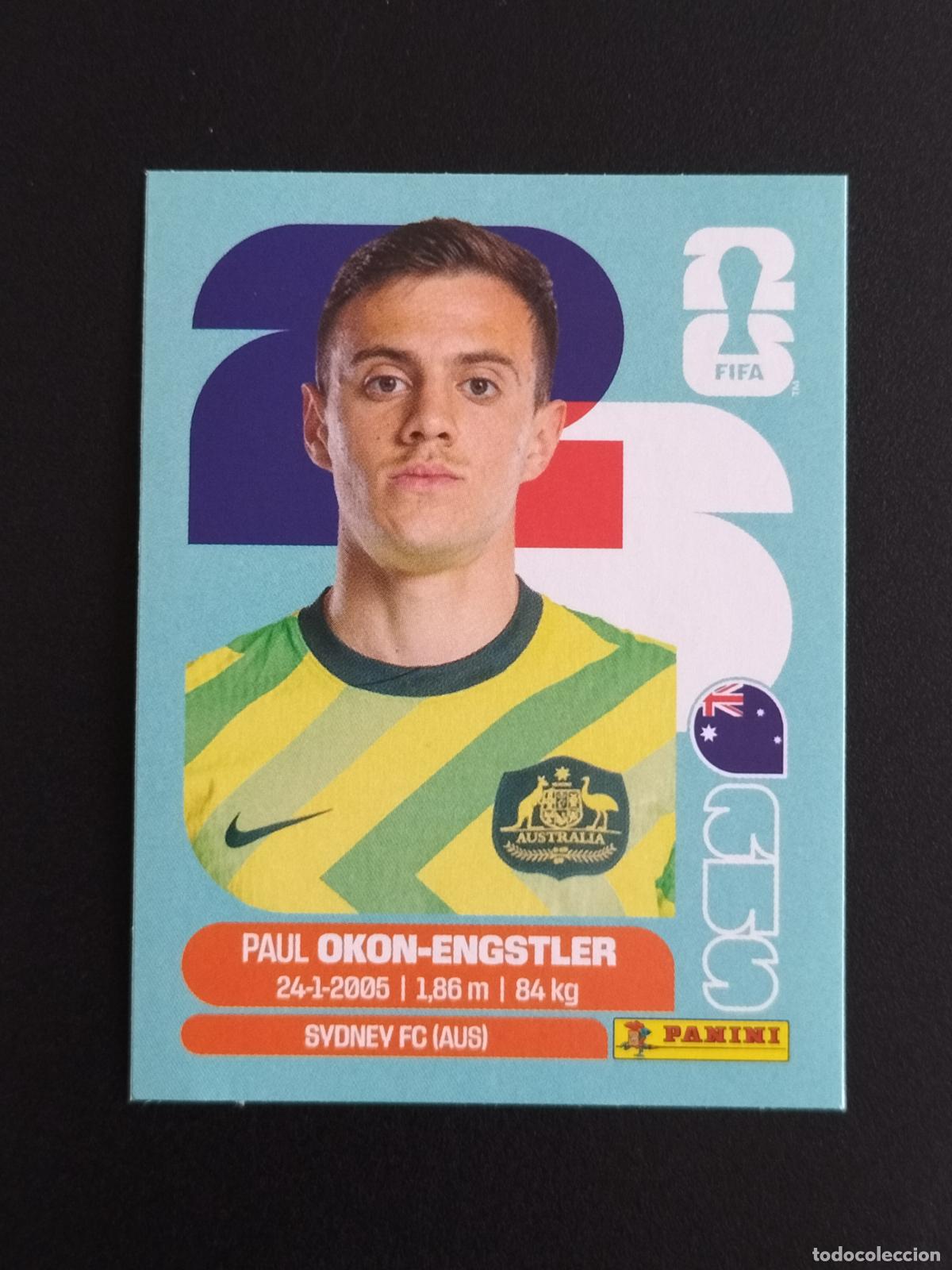 Figurine di Calcio: AUS EXTRA PAUL OKON-ENGSTLER AUSTRALIA CROMOS STICKER UPDATE MUNDIAL 26 2026 FIFA WORLD CUP PANINI