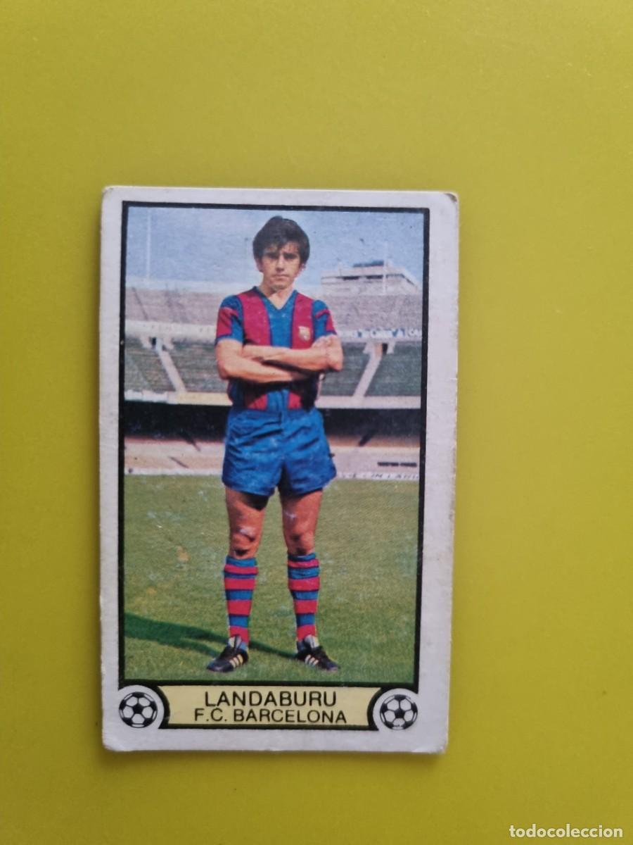Figurine di Calcio: CROMO LIGA ESTE 79 80 1979 1980 NUNCA PEGADO SIN PEGAR LANDABURU FICHAJE N&ordm;1 FC BARCELONA AR1026