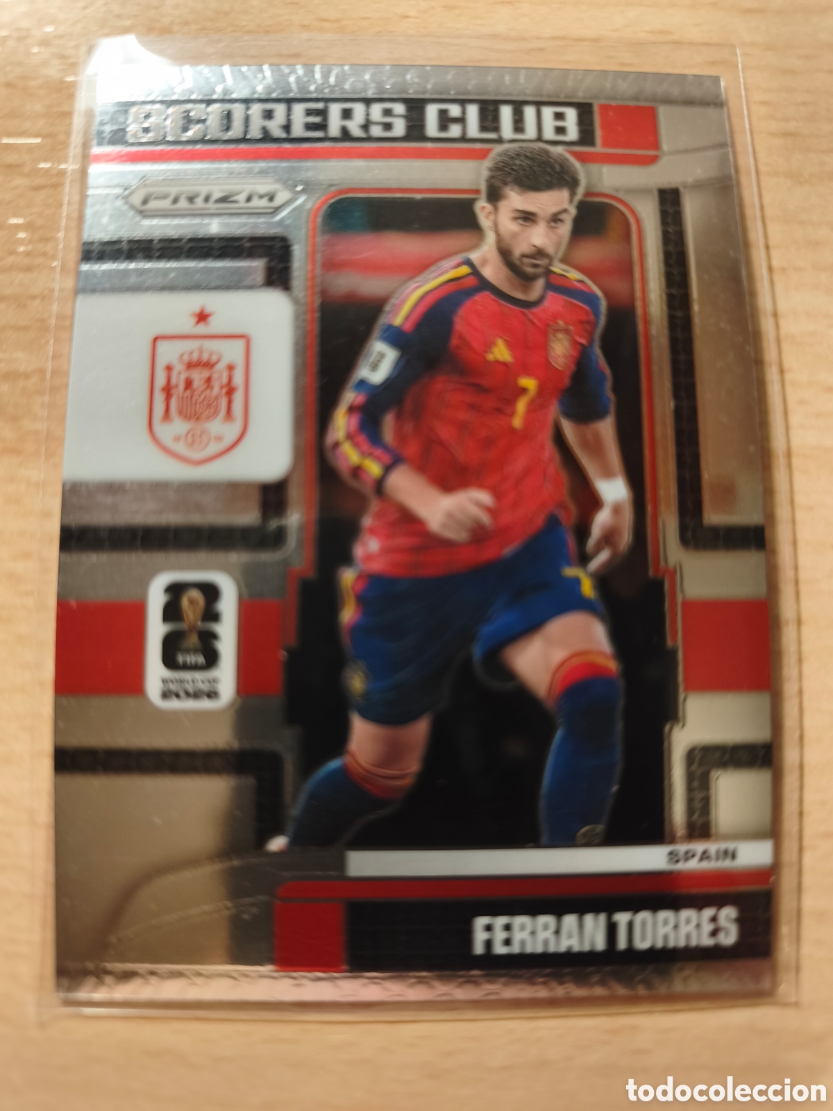 Figurine di Calcio: 23 FERRAN TORRES SCORERS CLUB ESPA&Ntilde;A SPAIN PRIZM FIFA WORLD CUP 2026 MUNDIAL 26 PANINI