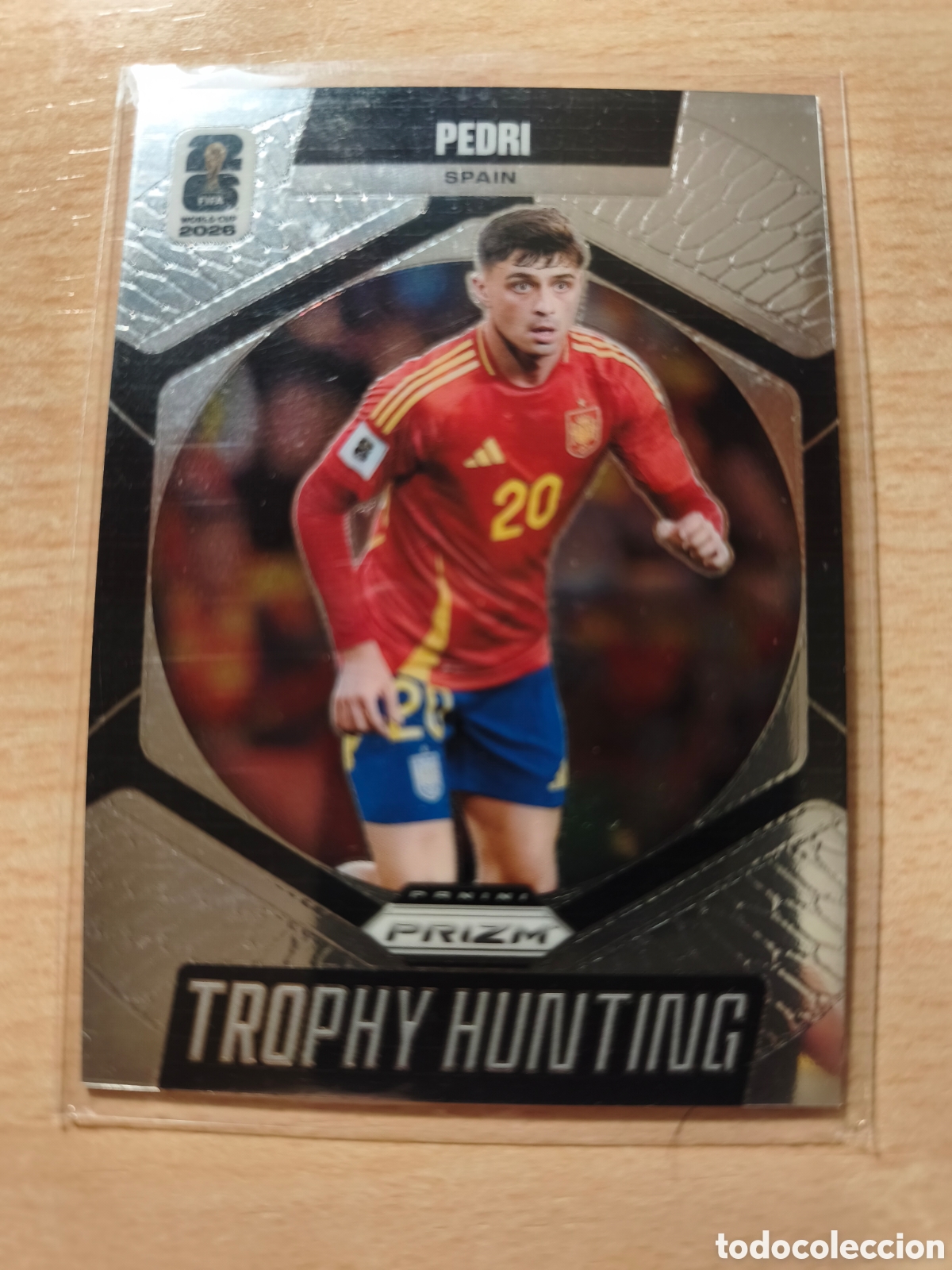Cartes &agrave; collectionner de Football: 23 PEDRI GONZ&Aacute;LEZ TROPHY HUNTING ESPA&Ntilde;A SPAIN PRIZM FIFA WORLD CUP 2026 MUNDIAL 26 PANINI