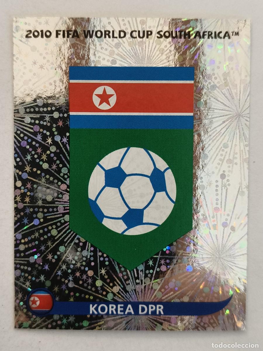 Football Stickers: #506 ESCUDO (COREA DEL NORTE) MUNDIAL SUDAFRICA 2010 PANINI