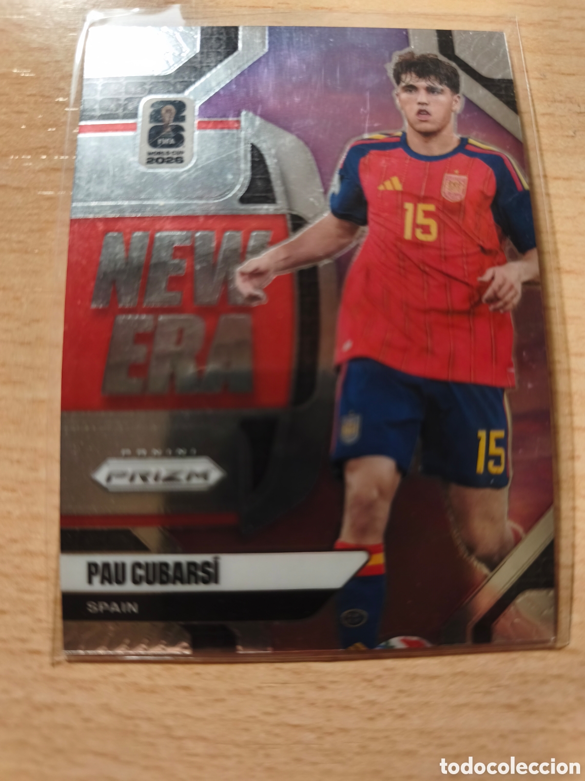 Cromos de f&uacute;tbol: 14 PAU CUBARSI NEW ERA ESPA&Ntilde;A SPAIN PRIZM FIFA WORLD CUP 2026 MUNDIAL 26 PANINI