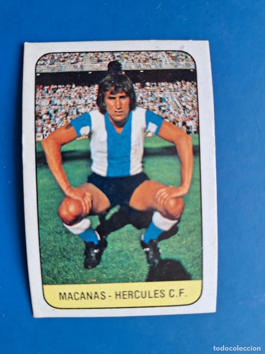 Cromos de f&uacute;tbol: Este 78 79 1978 1979 Macanas Hercules ultimos fichajes UF 3 Fichaje