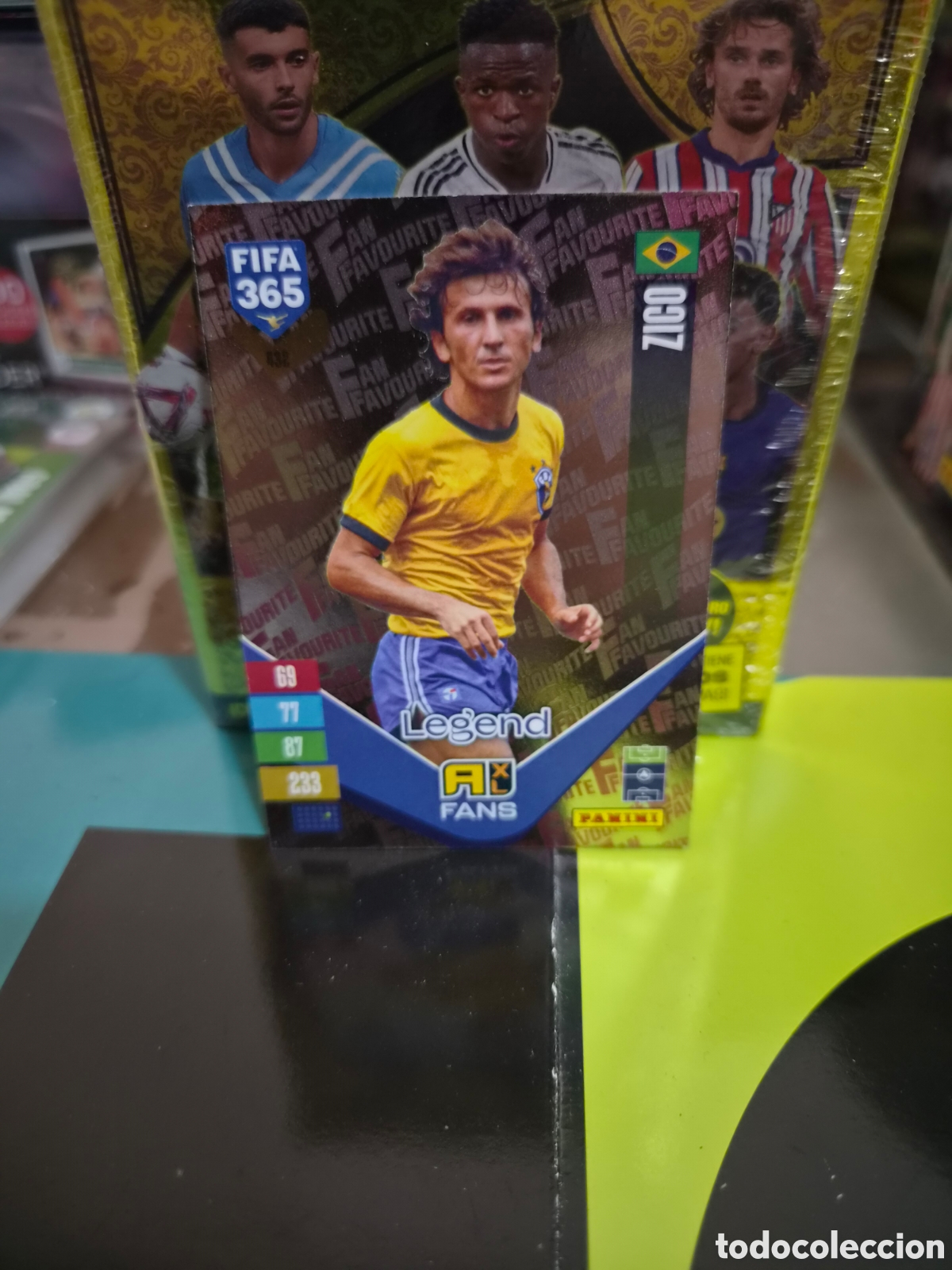 Cromos de f&uacute;tbol: N&deg;432 Fans Legends Zico FIFA 365 2027