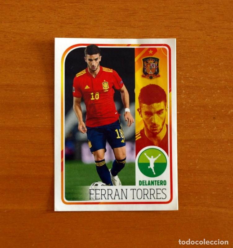 Cromos de f&uacute;tbol: El &Aacute;lbum de la Selecci&oacute;n Espa&ntilde;ola-Espa&ntilde;a-N&ordm; 57 Ferran Torres-Panini Euro 2020-Carrefour-Nunca Pegado