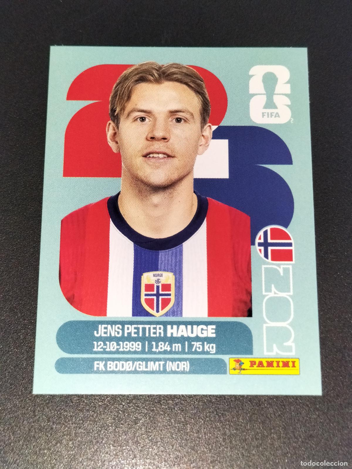 Cromos de f&uacute;tbol: NOR EXTRA JENS PETTER HAUGE NORUEGA CROMOS STICKER UPDATE MUNDIAL 26 2026 FIFA WORLD CUP PANINI