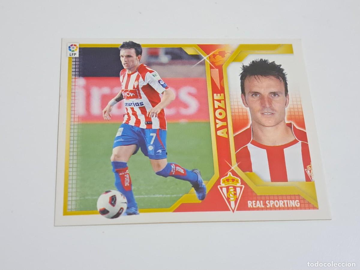 Cromos de f&uacute;tbol: CROMO LIGA 11-12 2011-12 AYOZE NUMERO 11B SPORTING GIJON EDICIONES ESTE NUNCA PEGADO