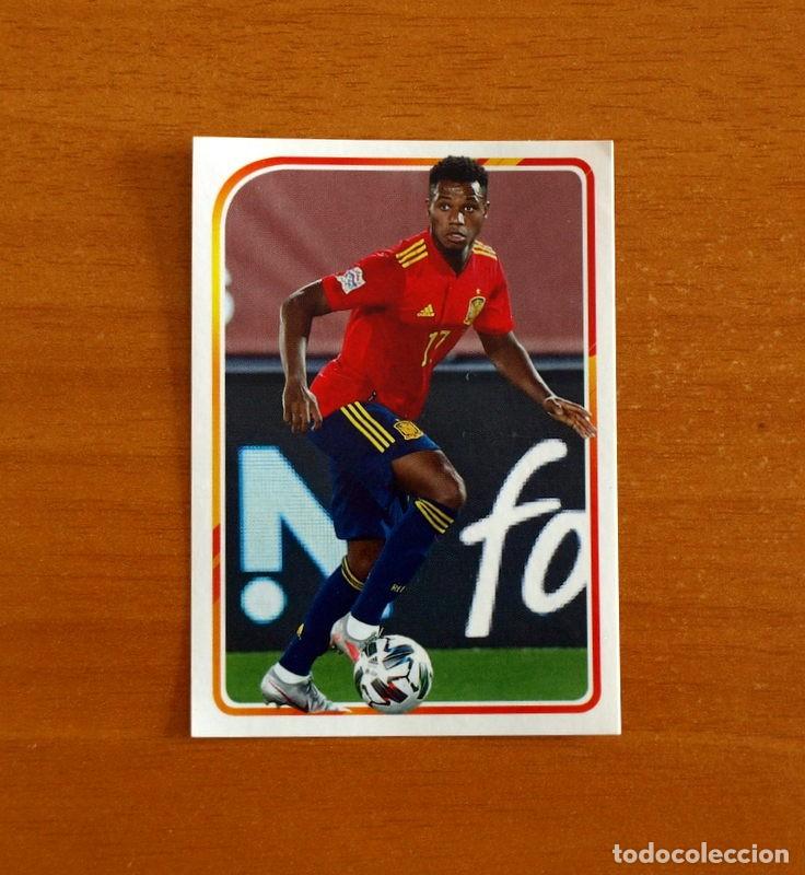 Cromos de f&uacute;tbol: El &Aacute;lbum de la Selecci&oacute;n Espa&ntilde;ola-Espa&ntilde;a -N&ordm; 60 Ansu Fati -Panini Euro 2020-Carrefour-Nunca Pegado