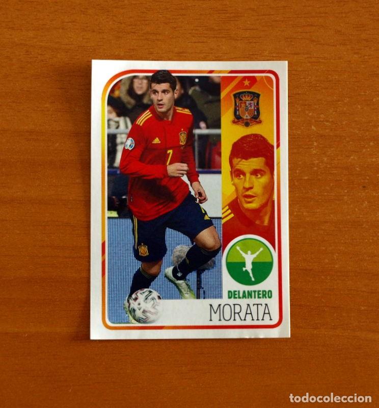 Cromos de f&uacute;tbol: El &Aacute;lbum de la Selecci&oacute;n Espa&ntilde;ola-Espa&ntilde;a -N&ordm; 67 Morata -Panini Euro 2020-Carrefour-Nunca Pegado