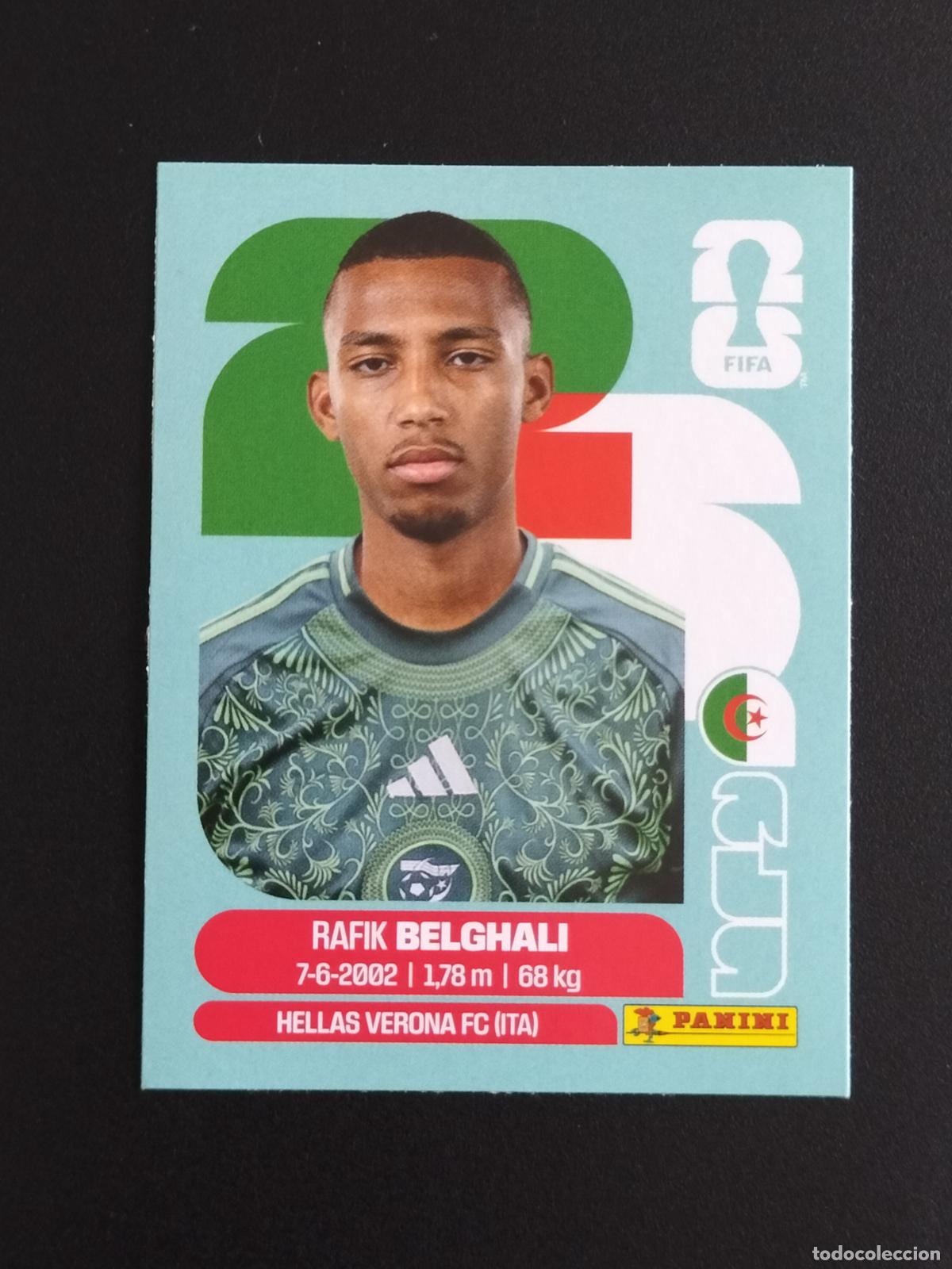Cromos de f&uacute;tbol: ALG EXTRA RAFIK BELGHALI ARGELIA CROMOS STICKER UPDATE MUNDIAL 26 2026 FIFA WORLD CUP PANINI