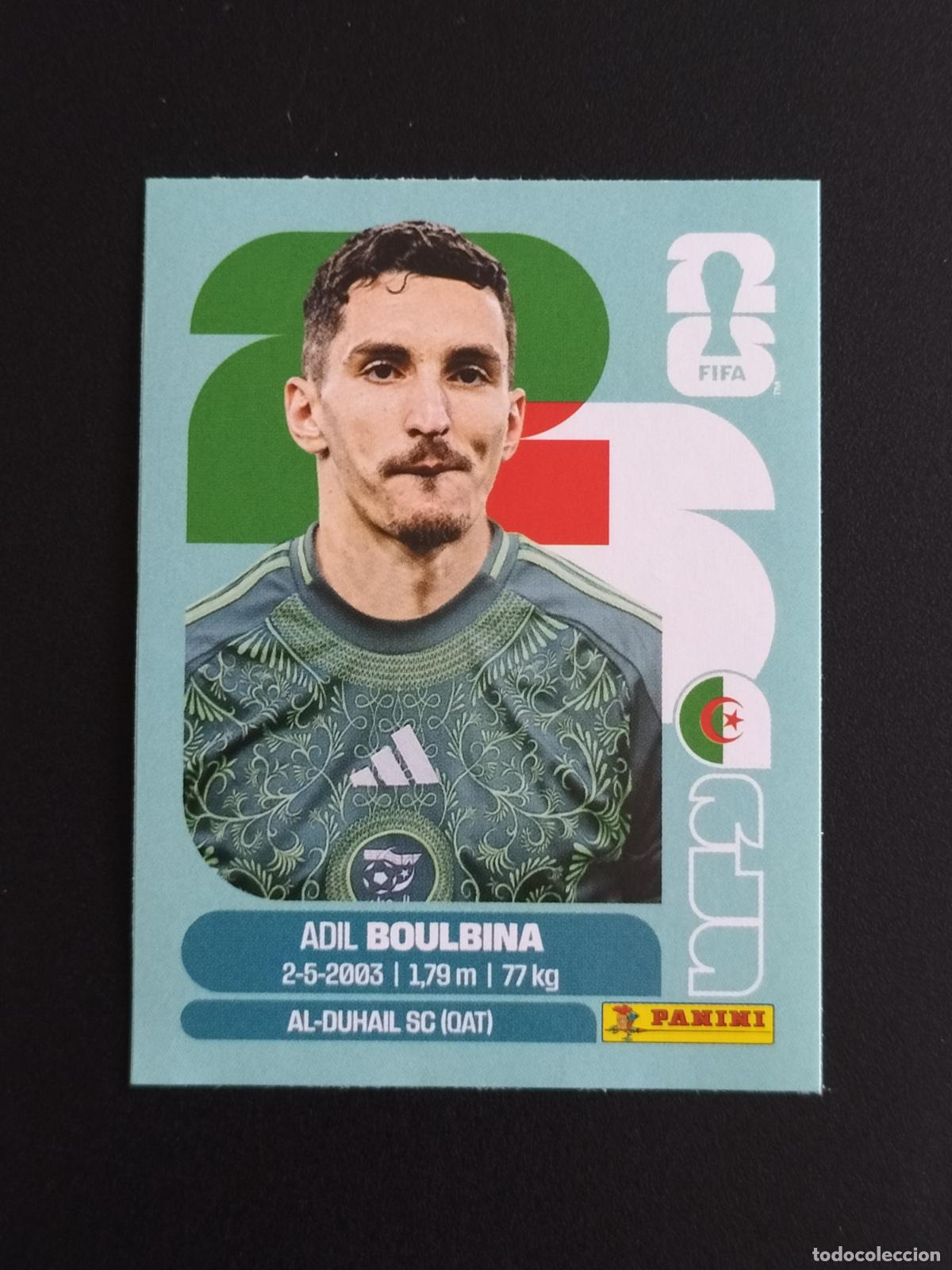 Cromos de f&uacute;tbol: ALG EXTRA ADIL BOULBINA ARGELIA CROMOS STICKER UPDATE MUNDIAL 26 2026 FIFA WORLD CUP PANINI