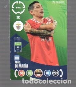 Cromos de f&uacute;tbol: CROMO DE FUTBOL DE CASA ADRENALYN XL Y PANINI FIFA N&ordm; 215 ANGEL DI MARIA ARGENTINA