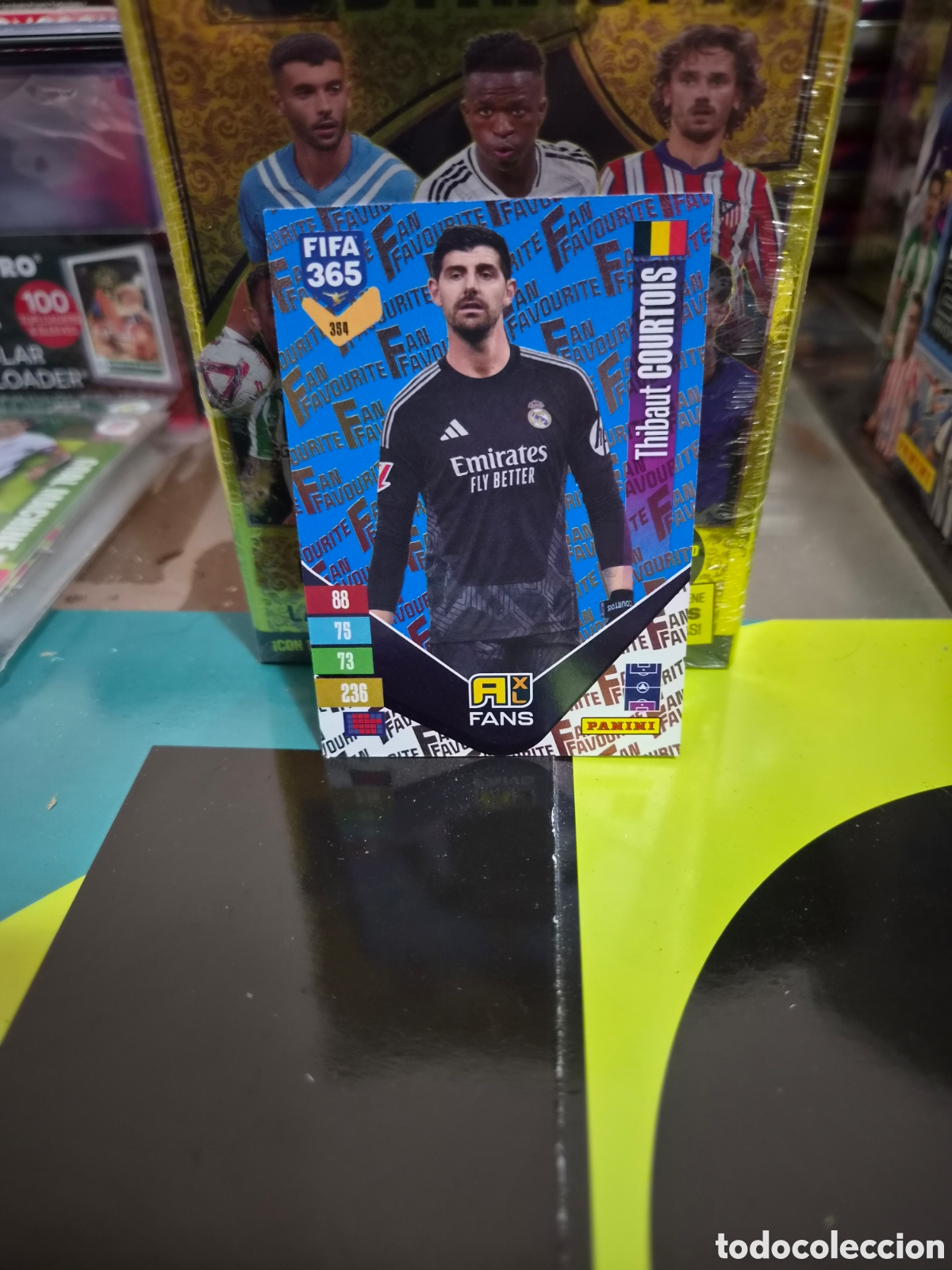 Cromos de f&uacute;tbol: N&deg;354 Fans Blue Courtois FIFA 365 2027
