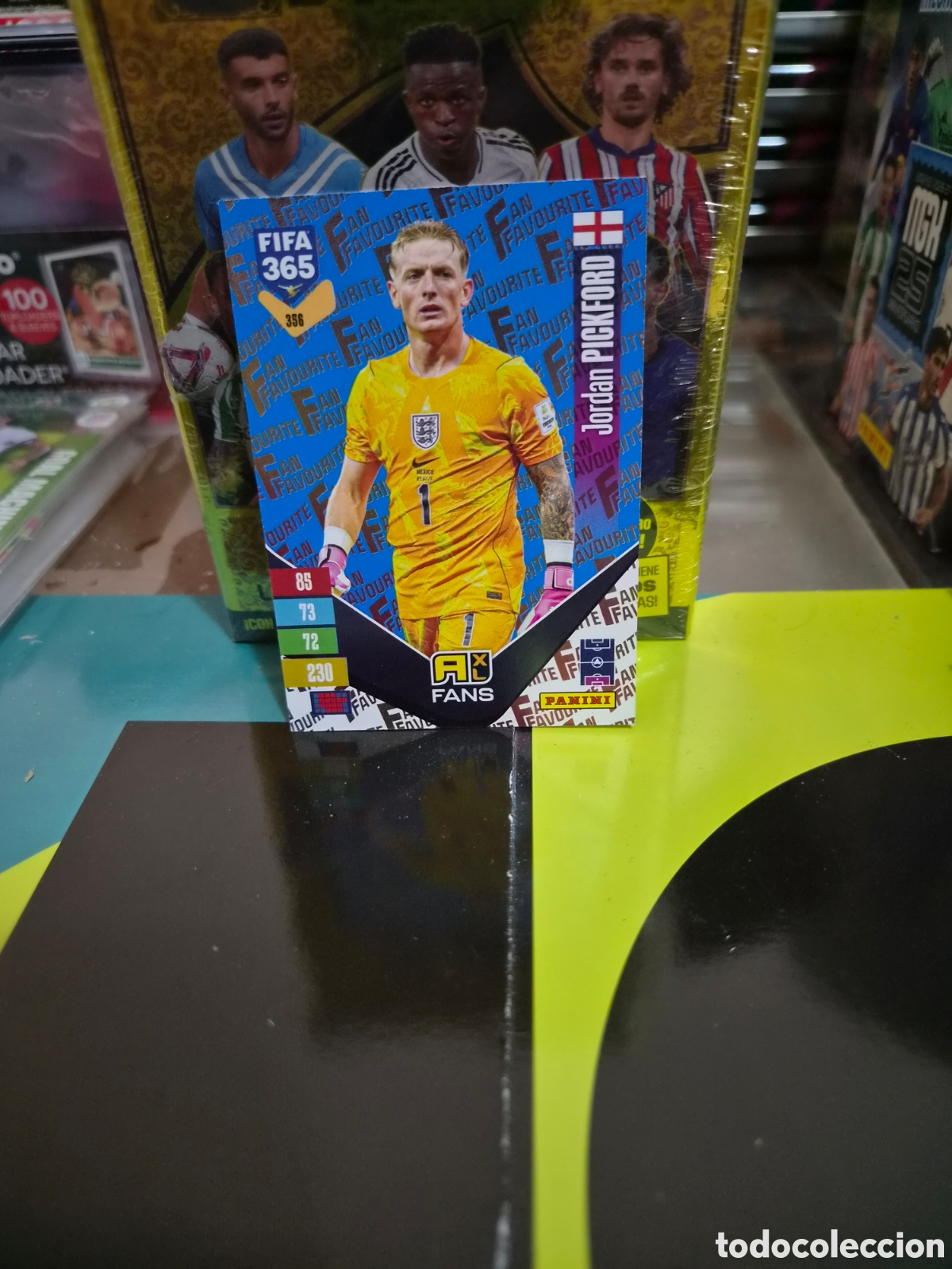 Cromos de f&uacute;tbol: N&deg;356 Fans Blue Pickford FIFA 365 2027