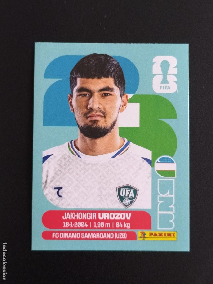 Football Stickers: UZB EXTRA JAKHONGIR UROZOV UZBEKISTAN CROMOS STICKER UPDATE MUNDIAL 26 2026 FIFA WORLD CUP PANINI