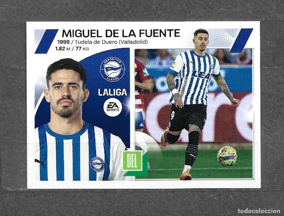 Football Stickers: Liga este 23/24 - Miguel De la Fuente - N&ordm; 18a - D. Alav&eacute;s