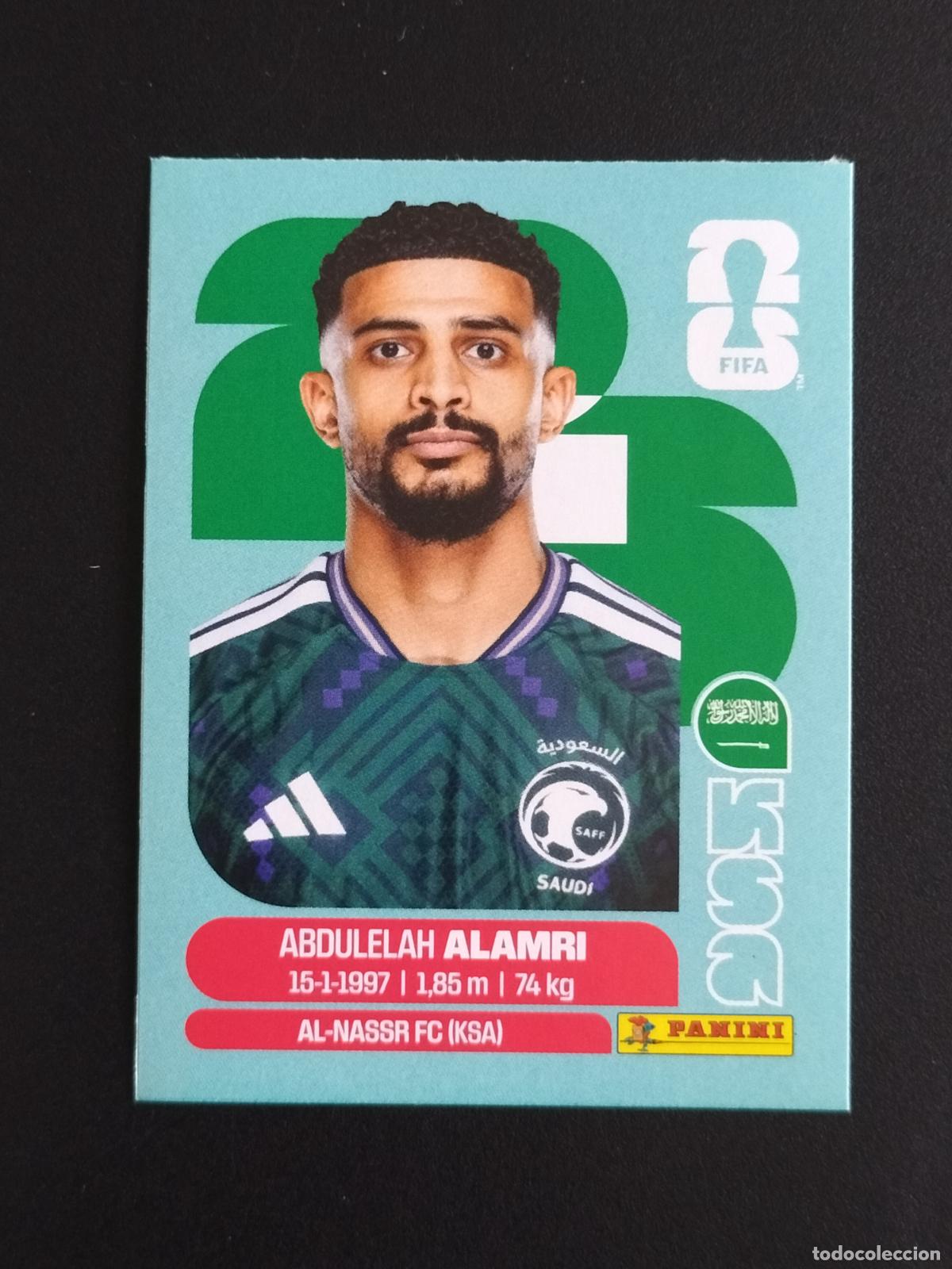 Fu&szlig;ball-Sticker: KSA EXTRA ABDULELAH ALAMRI ARABIA SAUDI CROMOS STICKER UPDATE MUNDIAL 26 2026 FIFA WORLD CUP PANINI