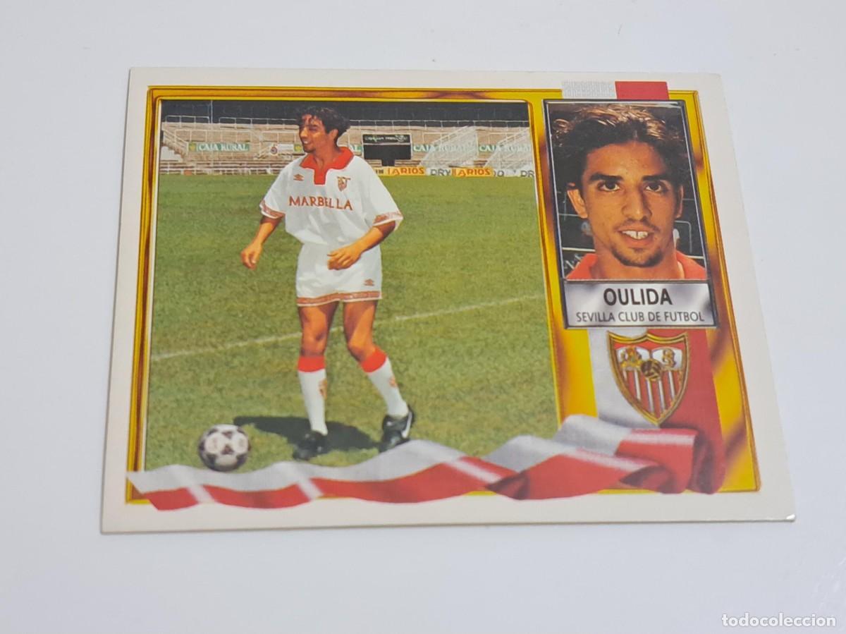 Cromos de f&uacute;tbol: CROMO LIGA 95-96 OULIDA SEVILLA CF COLOCA EDICIONES ESTE NUNCA PEGADO