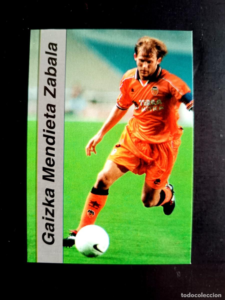 Cromos de f&uacute;tbol: 455 MENDIETA - SUPER STAR 2000 - VALENCIA C.F. - MUNDICROMO 2001
