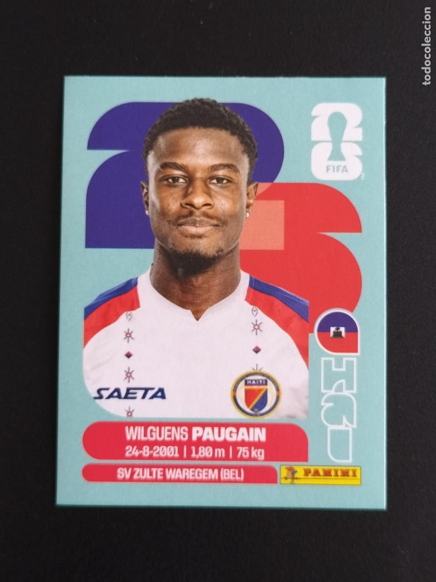 Cromos de f&uacute;tbol: HAI EXTRA WILGUENS PAUGAIN HAITI CROMOS STICKER UPDATE MUNDIAL 26 2026 FIFA WORLD CUP PANINI