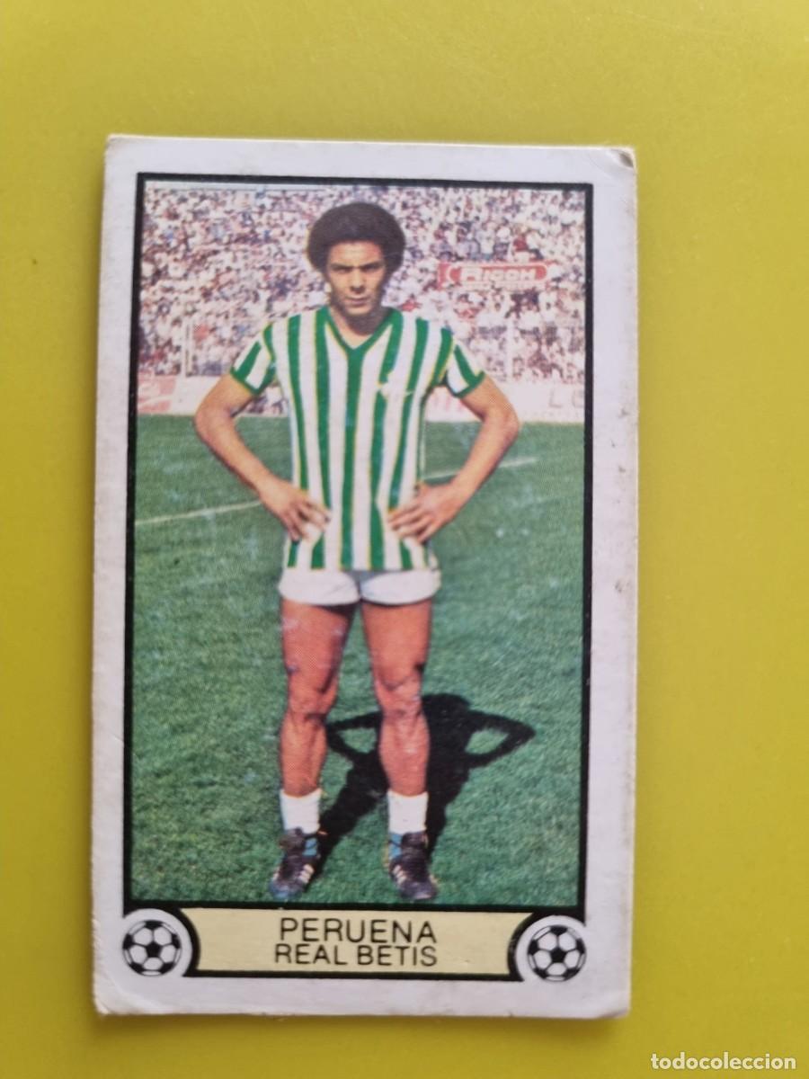Cromos de f&uacute;tbol: CROMO LIGA ESTE 79 80 1979 1980 NUNCA PEGADO SIN PEGAR PERUENA REAL BETIS AR1026