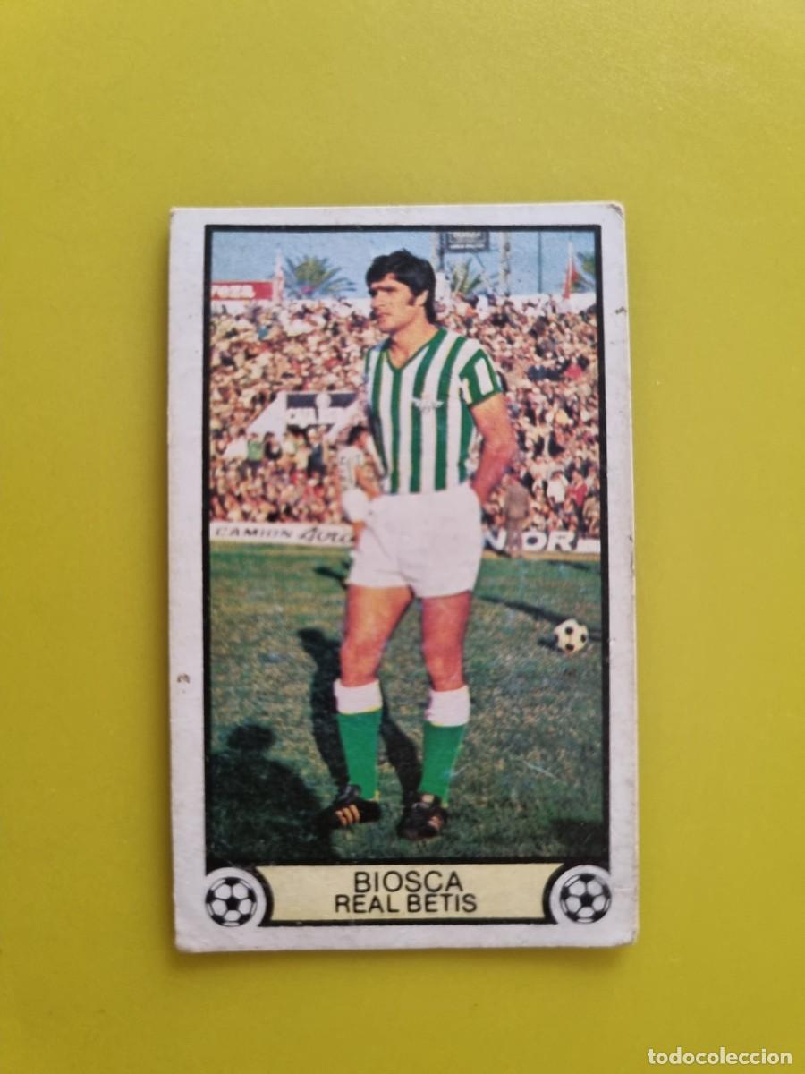 Cromos de f&uacute;tbol: CROMO LIGA ESTE 79 80 1979 1980 NUNCA PEGADO SIN PEGAR BIOSCA REAL BETIS AR1026