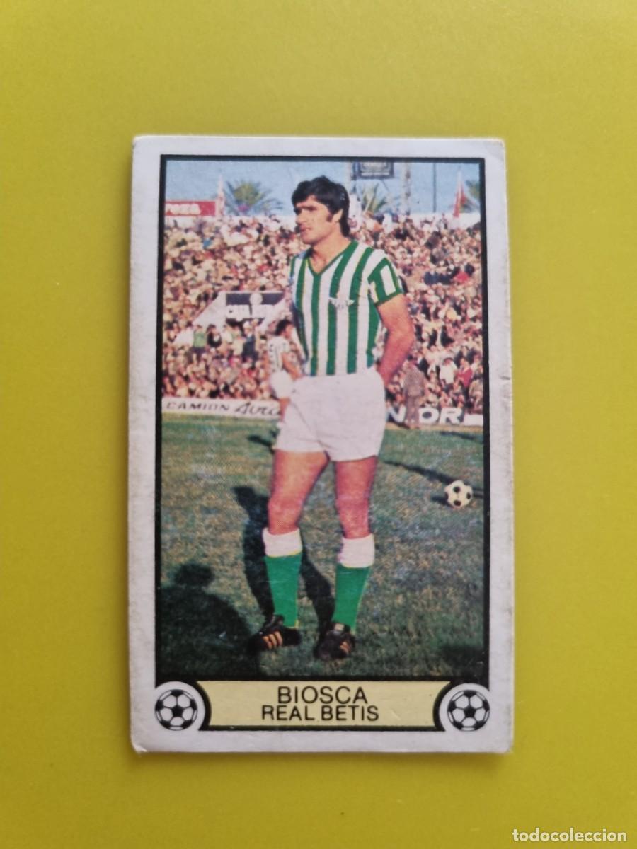 Cromos de f&uacute;tbol: CROMO LIGA ESTE 79 80 1979 1980 NUNCA PEGADO SIN PEGAR BIOSCA REAL BETIS AR1026