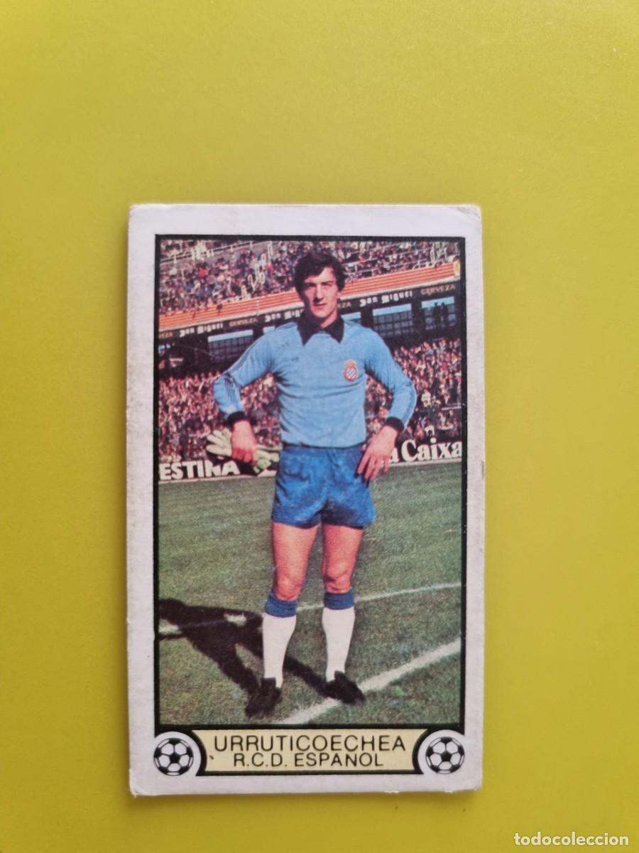 Cromos de f&uacute;tbol: CROMO LIGA ESTE 79 80 1979 1980 NUNCA PEGADO SIN PEGAR URRUTICCOECHEA RCD ESPA&Ntilde;OL AR1026
