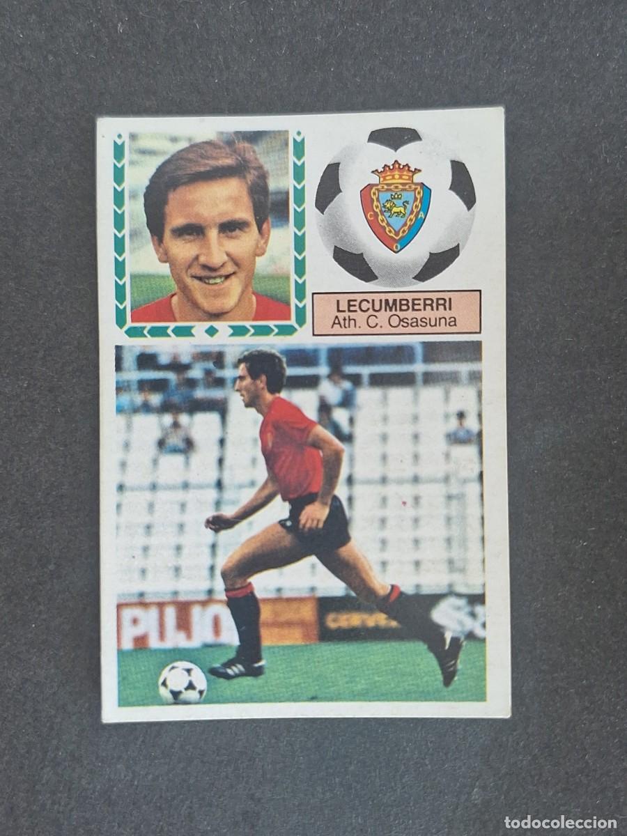 Cromos de f&uacute;tbol: L6 LECUMBERRI C. A. OSASUNA LIGA ESTE 1983 1984 83 84 DESPEGADO RECUPERADO
