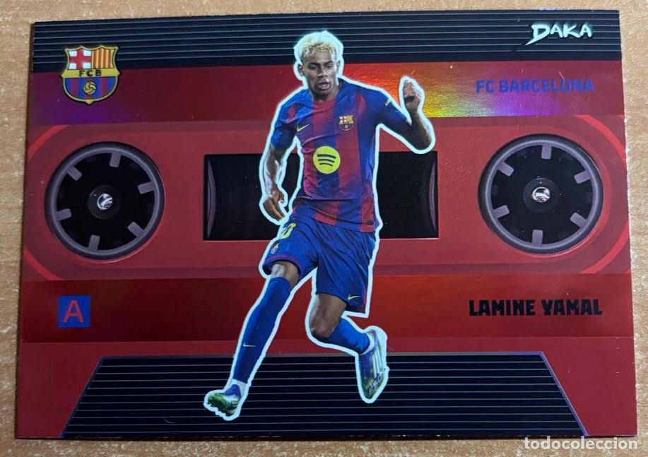 Cromos de f&uacute;tbol: DAKA 2025 LAMINE YAMAL (FC BARCELONA) NUMERADA /50